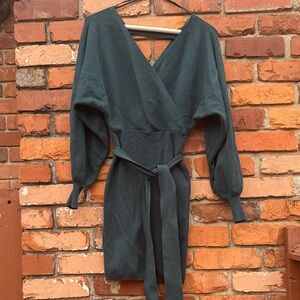 Forever 21 Deep Teal Knit Dress